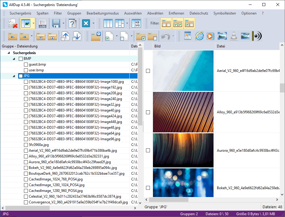 AllDup preview